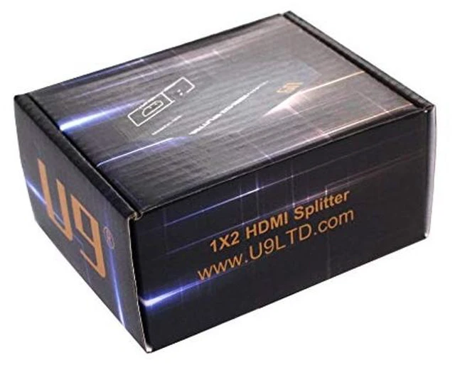 Alt view image 4 of 4 - U9 ViewHD 2 Port 1x2 Powered HDMI 1 in 2 Out Mini Splitter for 1080P & 3D ^^ Model: VHD-1X2MN3D