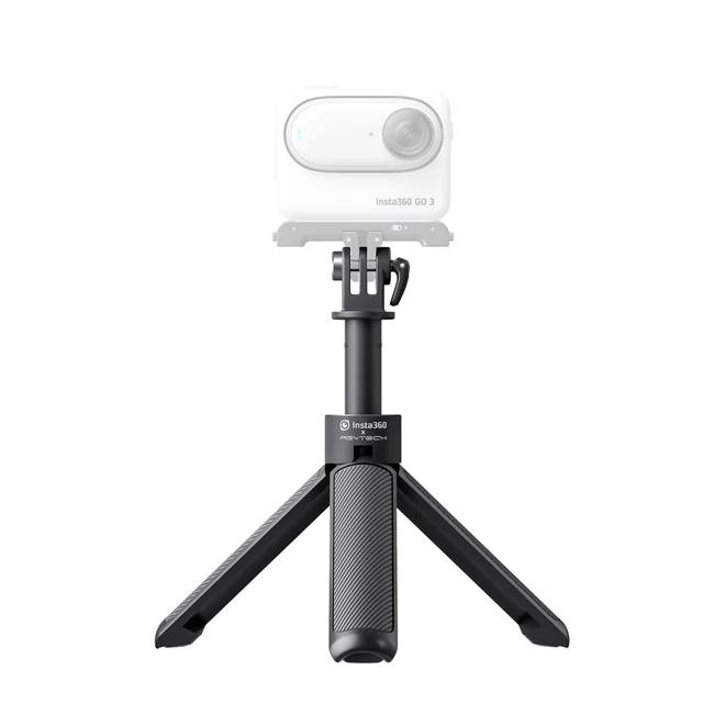 Alt view image 5 of 5 - Insta360 Mini 2-in-1 Tripod, Lightweight Selfie Stick and Tripod, Compatible with Insta360 Ace/GO/Link/X Series, Black