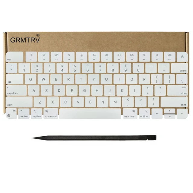 Alt view image 5 of 5 - GRMTRV Replacement Keycaps Keys for iMac 24'' Magic Keyboard