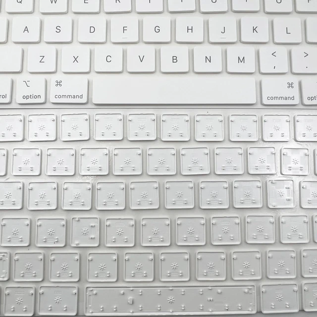 Alt view image 4 of 5 - GRMTRV Replacement Keycaps Keys for iMac 24'' Magic Keyboard