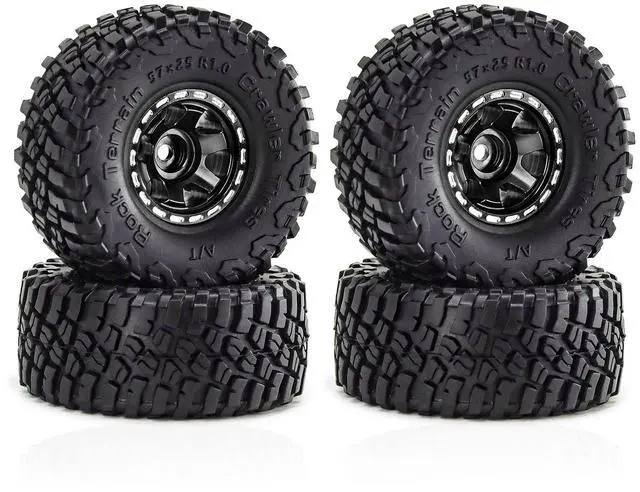 Main image of Optimized for TRX4M SCX24 and Ascent 18 Perfectly compatible with Traxxas TRX4M Axial SCX24 and FMS Ascent 18 platforms Fits all standard 1 0 aftermarket and stock beadlock wheels ensuring wide applic