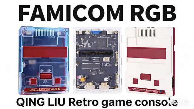 Main image of Generic Brand Retro Game Console RGB FC Famicom with HDMI Port, Multi-Output Support (RGB, AV, VGA, S-Video), Compatible with PAL, Dendy, NTSC Formats, Enhanced Visual Clarity