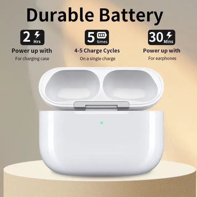 Alt view image 2 of 7 - BRILLESS Wireless Charging Case Replacement Compatible with AirPods Pro 3 (2025 Model) - USB-C & Qi Wireless Charging, Earphones Not Included
