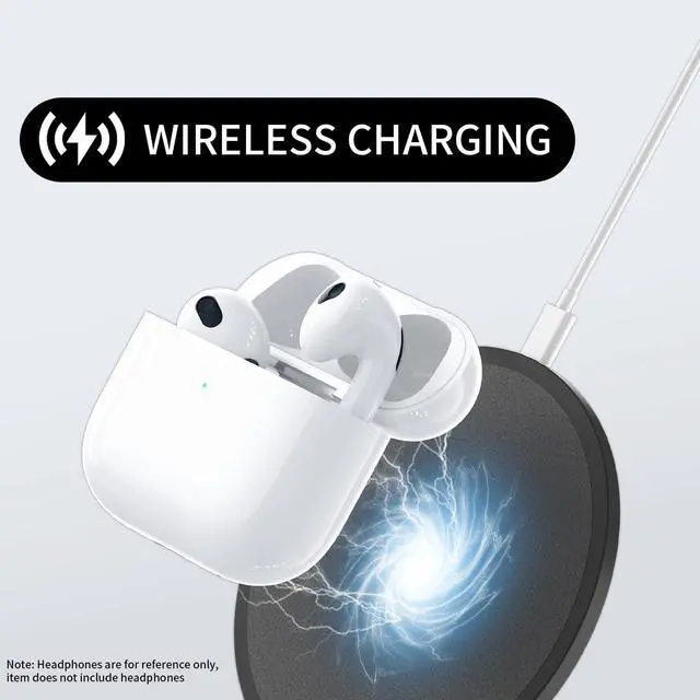 Alt view image 4 of 7 - BRILLESS Wireless Charging Case Replacement Compatible with AirPods 4th Charge, for Air Pods USB C Charger Case with Motion Sensor (No Headphones)