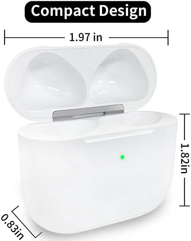 Alt view image 5 of 7 - BRILLESS Wireless Charging Case Replacement Compatible with AirPods 4th Charge, for Air Pods USB C Charger Case with Motion Sensor (No Headphones)