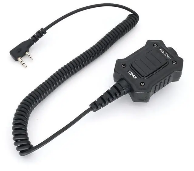Main image of YiNiTone U94X PTT Tactical PTT Civilian Version Adapter Mobile 2 Pin 7.0mm Plug Push to Talk for for Kenwood TYT Baofeng UV82 UV5R UV6R BF888S Walkie Talkie U94X Push to Talk Button