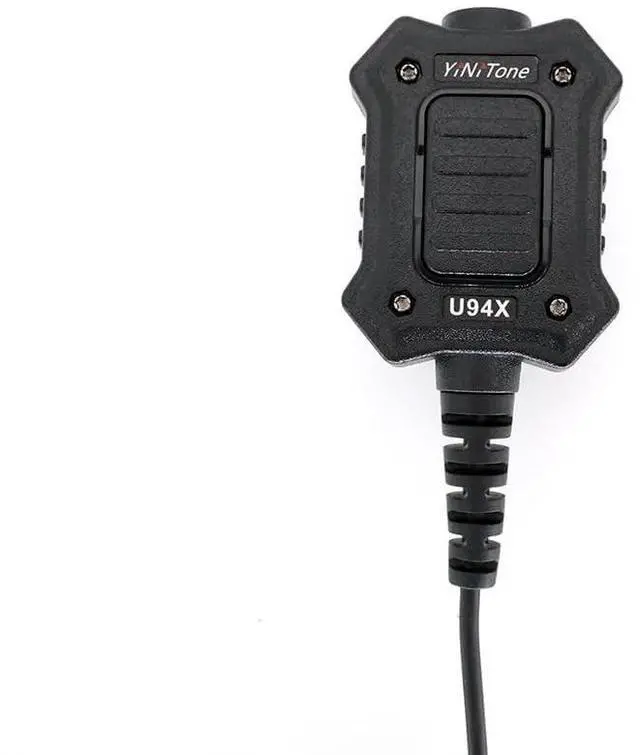 Alt view image 3 of 5 - YiNiTone U94X PTT Tactical PTT Civilian Version Adapter Mobile 2 Pin 7.0mm Plug Push to Talk for for Kenwood TYT Baofeng UV82 UV5R UV6R BF888S Walkie Talkie U94X Push to Talk Button