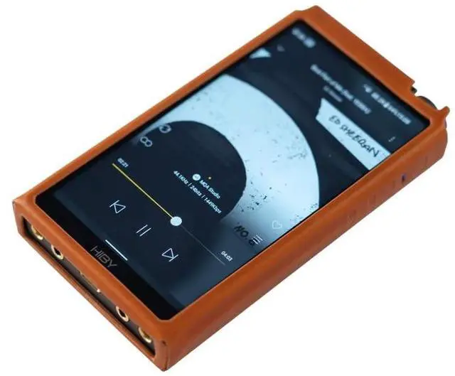 Alt view image 4 of 4 - Leather Case for HiBy R6III Digital Audio Player