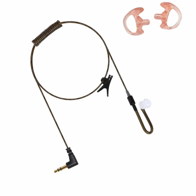 Main image of Renastar 3.5mm Covert Security Listen Only Earpiece Receiver Surveillance Headset for FBI Police Law Enforcement