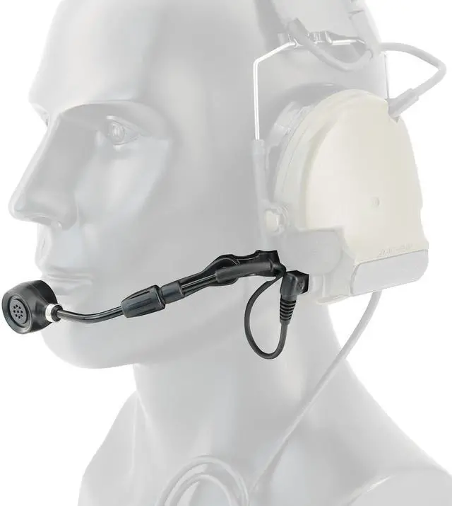 Main image of Hearangel Boom Microphone Adjustable 2 pin Compatible with COMTAC Series Headsets (A Short)