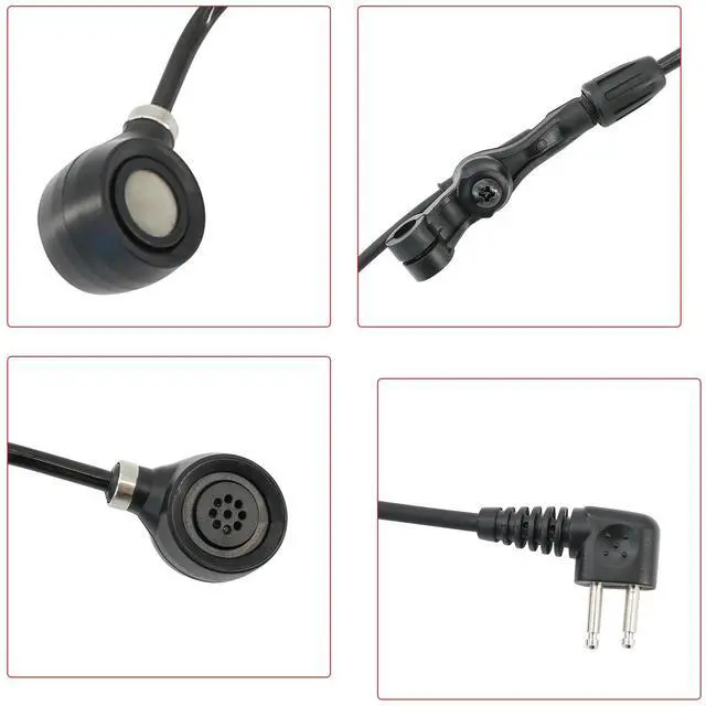 Alt view image 2 of 5 - Hearangel Boom Microphone Adjustable 2 pin Compatible with COMTAC Series Headsets (A Short)