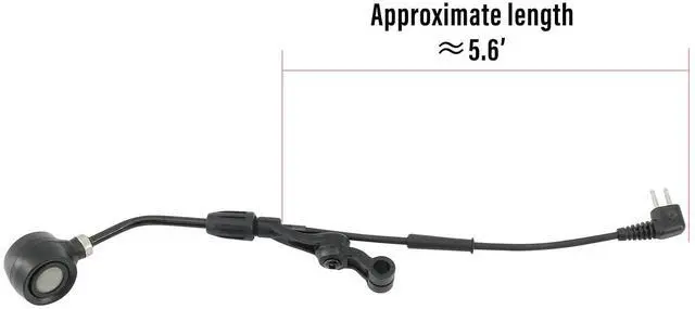 Alt view image 4 of 5 - Hearangel Boom Microphone Adjustable 2 pin Compatible with COMTAC Series Headsets (A Short)