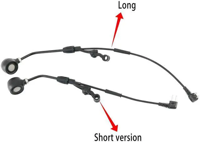 Alt view image 5 of 5 - Hearangel Boom Microphone Adjustable 2 pin Compatible with COMTAC Series Headsets (A Short)