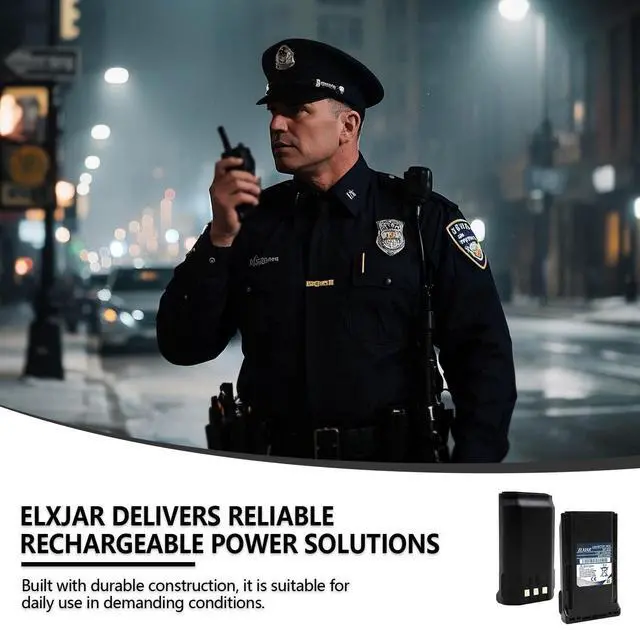Alt view image 5 of 5 - elxjar (2-Pack) 7.4V 2200mAh BP-232 Li-Ion Battery Replacement for Icom Radios A14 A14S F14 F14S F24 F33GT F43G F43GT F3011 F3021