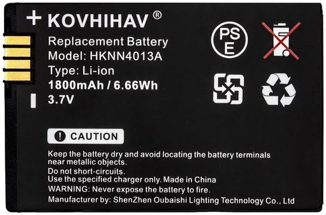 Alt view image 2 of 5 - BUSFUIVA 3 Pack BT90 Walkie-Talkie Battery Compatible with DLR1020 DLR1060 DLR110 DLR Series HKNN4013 HKNN4013A
