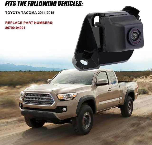 Alt view image 2 of 5 - Arokzn 86790-04021 Rear View Backup Camera Compatible with Toyota Tacoma 2014-2015 Park Assist Camera