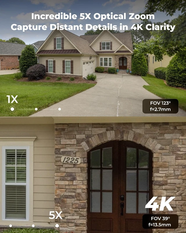 Alt view image 2 of 5 - REOLINK RLC-843A 4K PoE Security Camera, Spotlights, 5X Optical Zoom