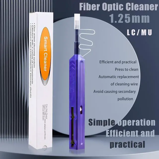 Alt view image 4 of 5 - USON 5pc LC Fiber Optic Cleaner Pen,Cleaning LC 1.25mm Plug Connector Fiber Optic Cleaner Pen, More Than 800 uses