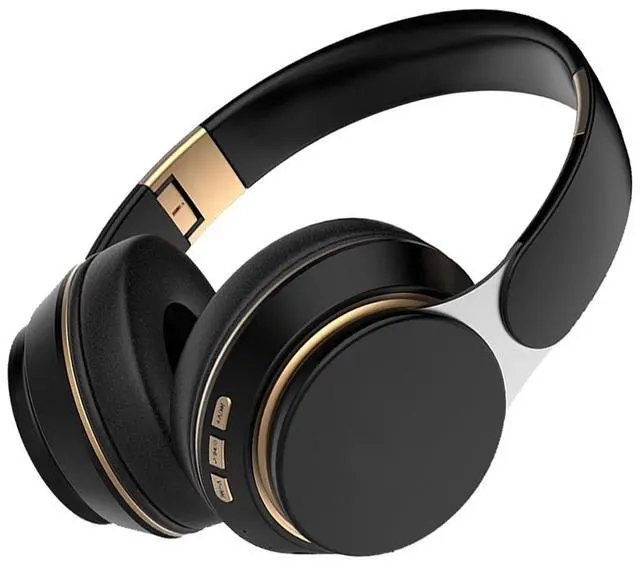 Alt view image 2 of 5 - Vvikizy Noise Cancelling Headphones, Bluetooth Over Ear Headphones Wireless Stereo Deep Bass Headset Foldable and Retractable Headset for Sports Travel