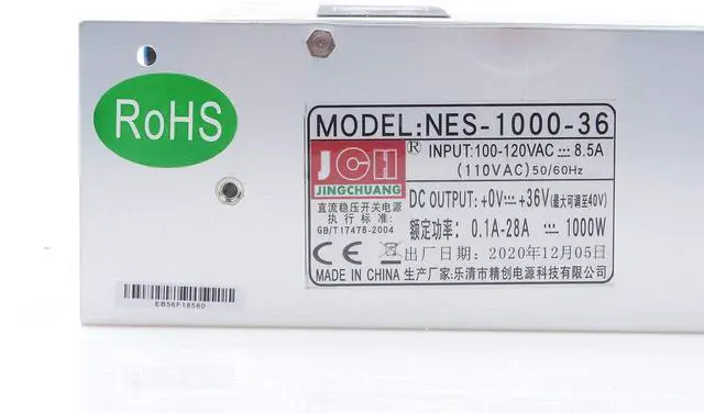 Alt view image 3 of 5 - LIVISN Adjustable DC Power Voltage Converter AC 110V to DC 0-36V 0-28A Module 36V 28A Switching Power Supply Digital Display 1000W Voltage Regulator Built in Cooling Fan (0-36V 0-28A)