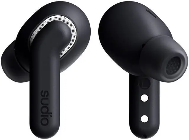 Main image of Sudio E4 Pro Hybrid Active Noise Cancelling Wireless Earbuds, Bluetooth 6.0, High-Definition Sound, 30H Battery, Multipoint Connectivity, Wireless Charging Case, Sweat & Splash Resistant