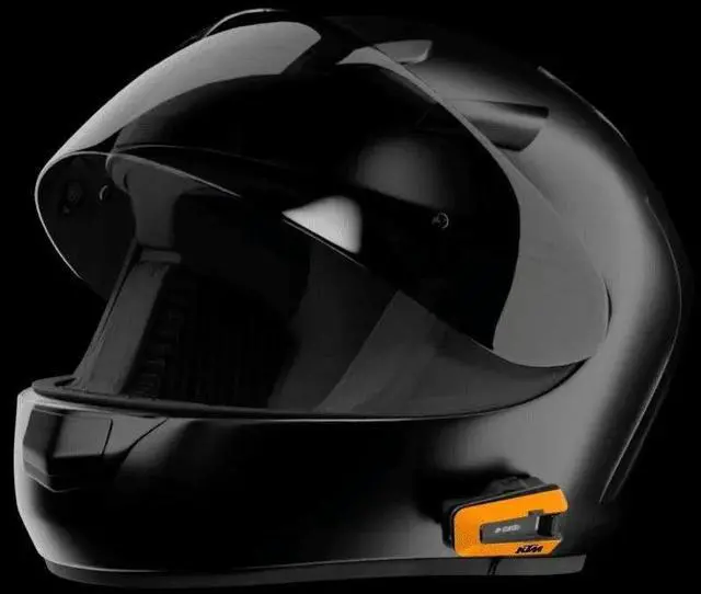 Alt view image 3 of 3 - Cardo Systems Packtalk Edge KTM Edition, Single Pack