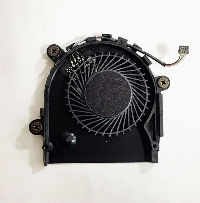 Alt view image 3 of 5 - Fleshy Leaf Replacement CPU+GPU Cooling Fan for HP EliteBook X360 1030 G4 HSN-Q20C Series 0FM160000H 0FM170000H