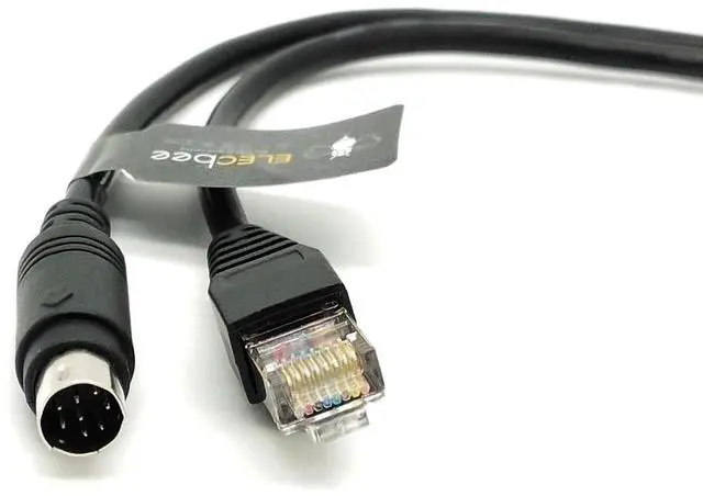 Alt view image 2 of 4 - GXMRHWY Din 8Pin to RJ45 RS232 Camera Control Cable for Cameras 1Meter
