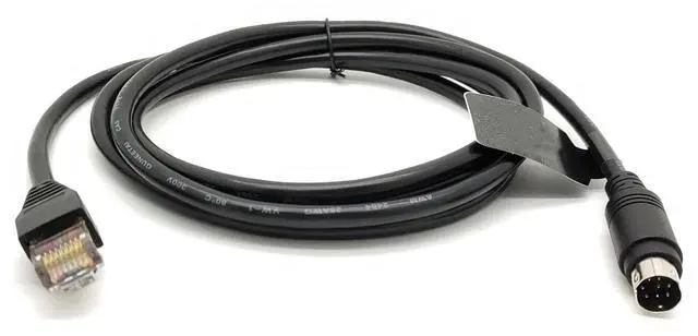 Alt view image 3 of 4 - GXMRHWY Din 8Pin to RJ45 RS232 Camera Control Cable for Cameras 1Meter