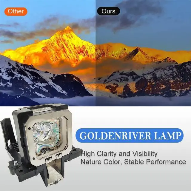Alt view image 4 of 5 - GOLDENRIVER PK-L2312U Premium Quality Replacement Projector Lamp with Housing Compatible with JVC DLA-RS46U DLA-RS48U DLA-RS56U DLA-RS66U3D DLA-X35 DLA-X55R DLA-X75R DLA-X95R