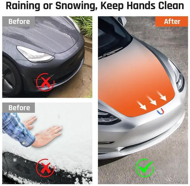 Alt view image 5 of 5 - Soft Close Frunk Suction Lock Quiet Auto Latch Assembly Front Trunk Closing Accessories Fit for Tesla Model 3 2021 2022 2023 Highland 2024 2025 2026