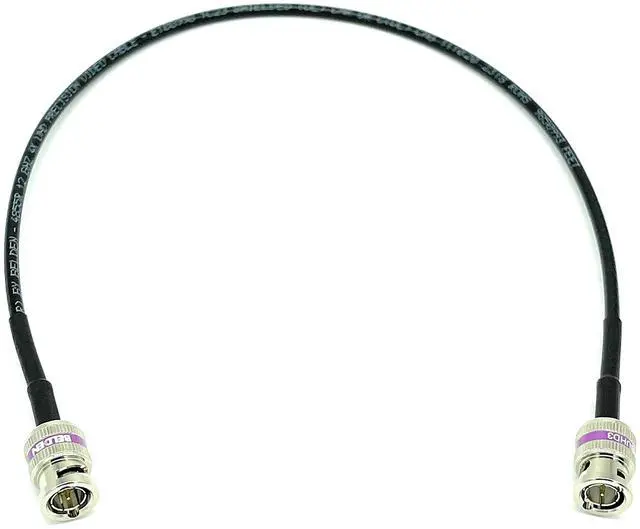 Main image of AV-Cables 12G 4K HD SDI BNC - BNC Cable 4855R Mini RG59 (1.5ft, Black)