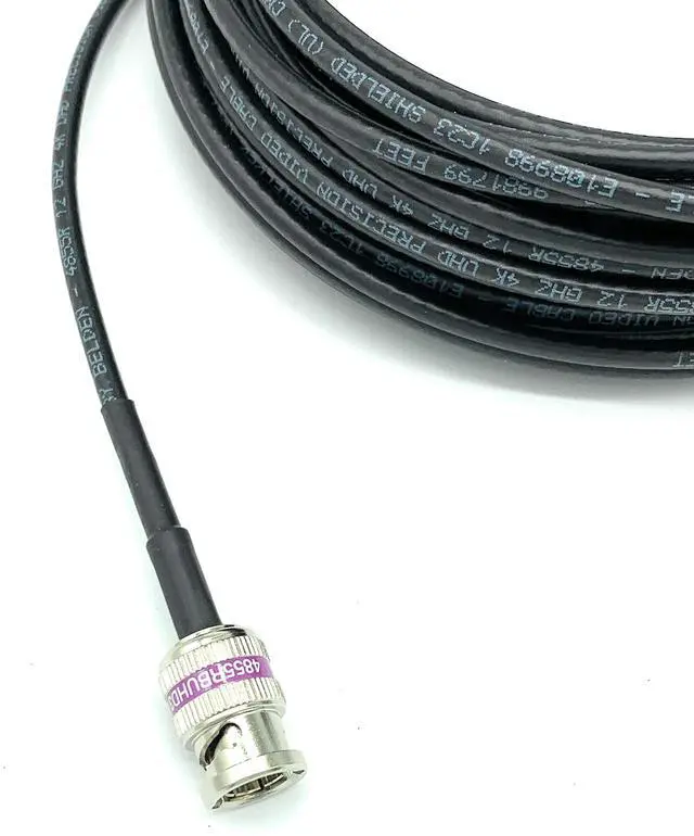 Alt view image 2 of 3 - AV-Cables 12G 4K HD SDI BNC - BNC Cable 4855R Mini RG59 (1.5ft, Black)
