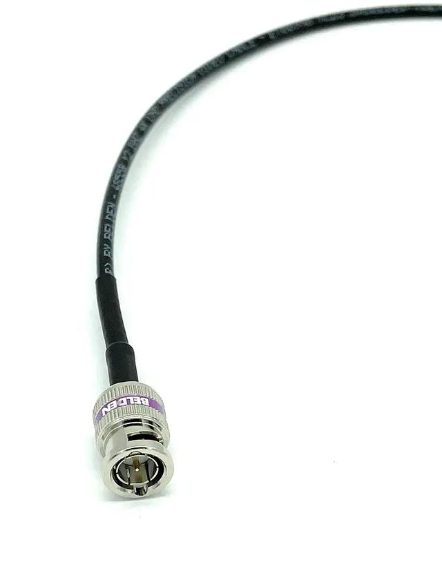 Alt view image 3 of 3 - AV-Cables 12G 4K HD SDI BNC - BNC Cable 4855R Mini RG59 (1.5ft, Black)
