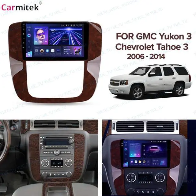 Alt view image 3 of 5 - 9Inch 2Din Installation Dash Kit Fits for Chevrolet Gmc Yukon Tahoe Suburban 2007-2012 Aftermarket Android Car Radio Stereo Mounting Fascia Panel