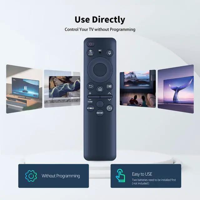 Alt view image 2 of 5 - Snrigw Replacement Remote Control for Samsung Smart TV Models BN59-01432A BN59-01432D BN59-01455E(Voice)