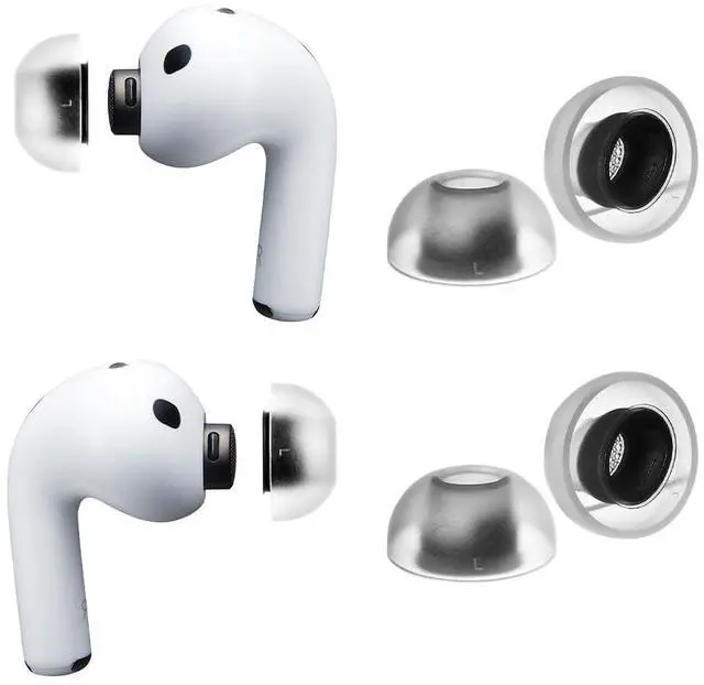 Main image of AZLA SednaEarfit MAX for AirPods Pro 3 Replacement Ear Tips for Apple AirPods Pro 3, Medical Silicone Eartip with Pressure-Free Matte Finish, 12H Micro Mesh Filter for Original So
