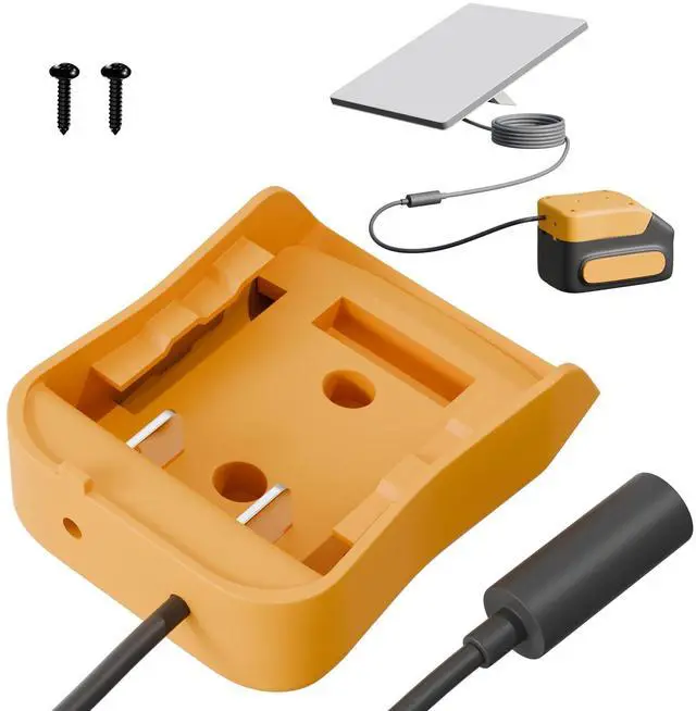 Main image of Starlink Mini Battery Adapter Compatible with De.Walt 20V Max Battery to DC Plug DaierTek Starlink Mini Power Supply, Portable
