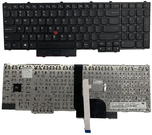 Main image of Laptop Replacement US Layout Keyboard for Lenovo ThinkPad P50(20EN/20EQ) P70(20ER/20ES) P51 P71 Without Backlit P/N: 00PA288 SN20K85114 00PA247 0BH00HH SN20H35156 00PA329 00PA247