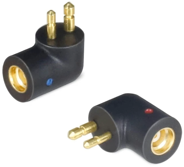 Main image of okcsc MMCX Cable Connector Work for MMCX Cable Connected to Etymotic ER4P ER4B ER4S ER4PT ER6I Earphone Compatible for Etymotic Series Earphone in Curved Shape Black