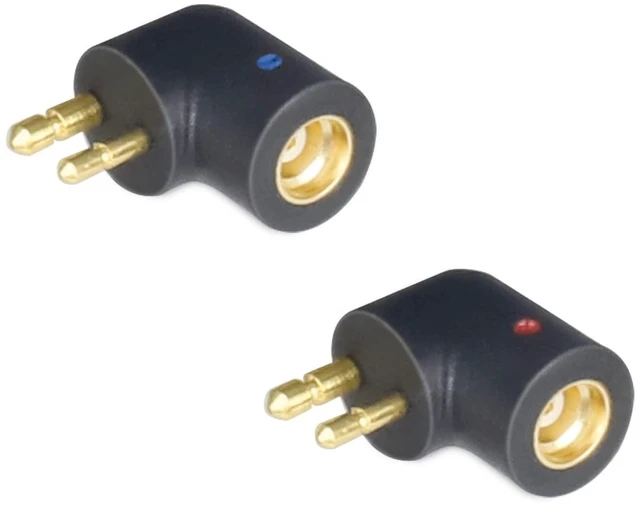 Alt view image 2 of 5 - okcsc MMCX Cable Connector Work for MMCX Cable Connected to Etymotic ER4P ER4B ER4S ER4PT ER6I Earphone Compatible for Etymotic Series Earphone in Curved Shape Black