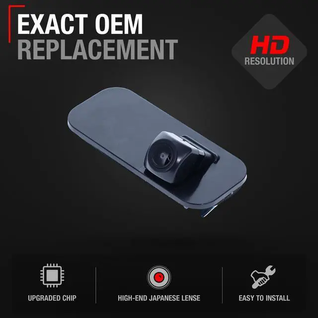 Alt view image 2 of 5 - Rear View Backup Camera, Reverse Park Assist - Compatible with 2017-2019 Toyota Corolla - OEM 867A002040, TO1960143