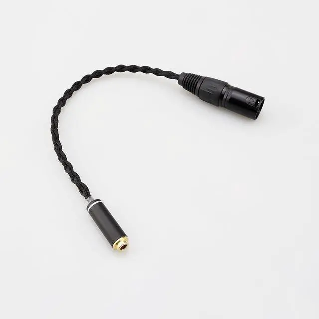Alt view image 2 of 5 - Tirstrup HiFi 4.4mm Female to 4pin XLR Balanced Male Audio Adapter Cable 4.4 TRRRS to XLR Connector Headphone Audio Adapter Cable 20CM