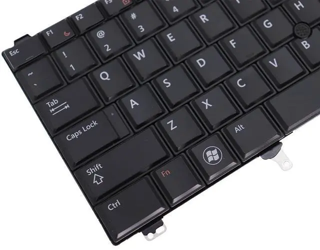 Alt view image 2 of 5 - LeFix US Non-Backlit Keyboard with Pointer Compatible with Dell Latitude E6520 E6530 E6540 E5520 E5520M E5530^^Orange Print of Function Keys,DP/N:0M8F00
