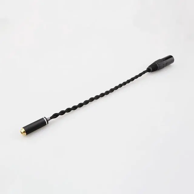 Alt view image 5 of 5 - Tirstrup HiFi 4.4mm Female to 4pin XLR Balanced Male Audio Adapter Cable 4.4 TRRRS to XLR Connector Headphone Audio Adapter Cable 20CM