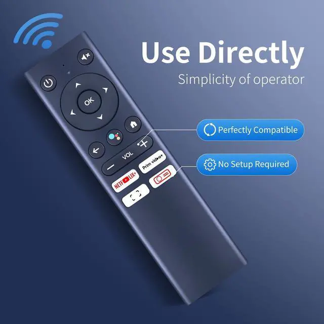 Alt view image 5 of 5 - ZWP Projector Replacement Voice Remote Control Compatible with ETOE E2 Pro & D2 Pro & E3 Pro, Kodak FLIK HD9 RODPJSHD9W RODPJSHD9B, CiBest 4K Projector