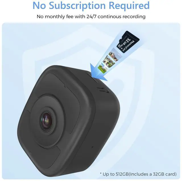 Alt view image 5 of 5 - abetap Hieasy 8MP 4K Window Camera Magnetic Mount with 32GB SD Card,5GHz&2.4GHz WiFi Indoor Cameras for Home Security with Color Night Vision,AI Human Vehicle Detection,No Subscription,24/7 Recording
