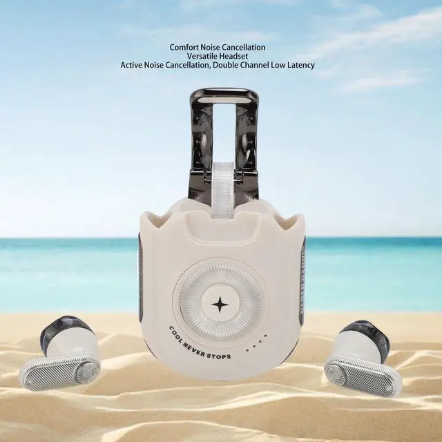 Alt view image 4 of 5 - LAISANIM Remote Headphones with a Stable Connection, Powerful Battery Housing for The Rotating Page: Wireless Headphones to Relax at Home (Black)