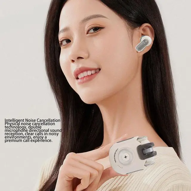Alt view image 2 of 5 - LAISANIM Remote Headphones with a Stable Connection, Powerful Battery Housing for The Rotating Page: Wireless Headphones to Relax at Home (Black)