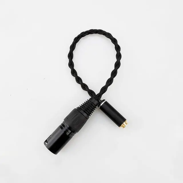Alt view image 4 of 5 - Tirstrup HiFi 4.4mm Female to 4pin XLR Balanced Male Audio Adapter Cable 4.4 TRRRS to XLR Connector Headphone Audio Adapter Cable 20CM